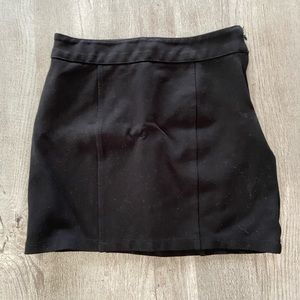 Vylette black mini skirt